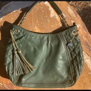 Olive green Big Buddha Shoulder Bag